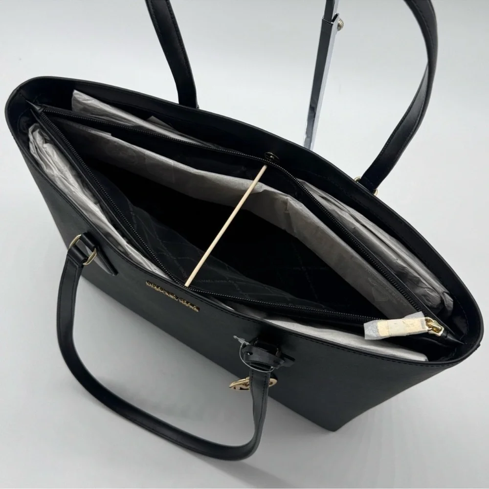 Michael Kors Sheila Large Signature Logo Tote Bag - Black